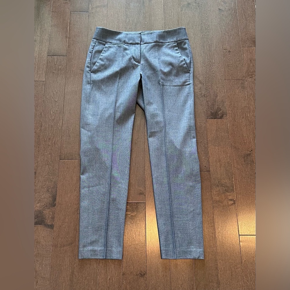 LOFT / Julie Fit Pants in Dark Blue Multi